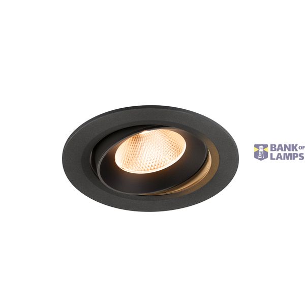 NUMINOS© MOVE L, recessed CL 2700K, 20ø, IP20, round, bl image 1