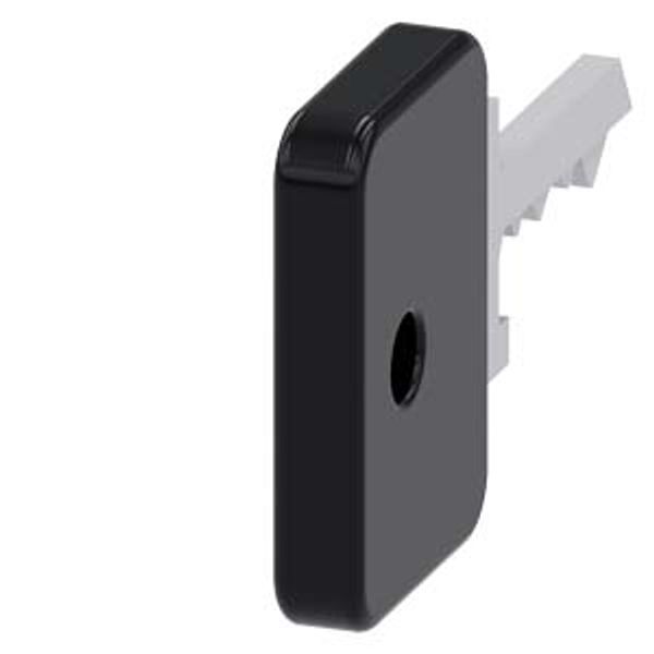 Key for O.M.R. key-operated switch, black image 1