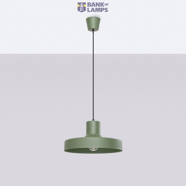 Pendant lamp BILO olive green image 6
