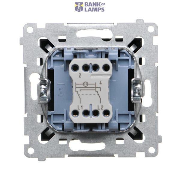 Switch with motion sensor and relay, anthracite, metalic image 1