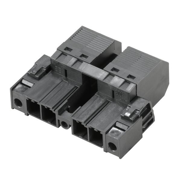 PCB plug-in connector, male plug, 7.62 mm, Number of poles: 3, 180°, PUSH IN without actuator, Tension-clamp connection, Clamping range, max. : 10 mm², Box image 1