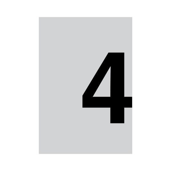 84LQ18 Insert label, transparent, 4 image 1