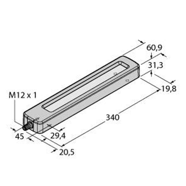 LED Linear Light In the Metal Housing   WLC60XW340GAQ image 2