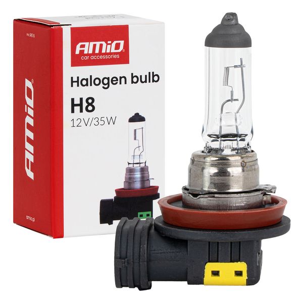 Halogen bulb H8 12V 35W PGJ19-1 AMIO-04516 image 1