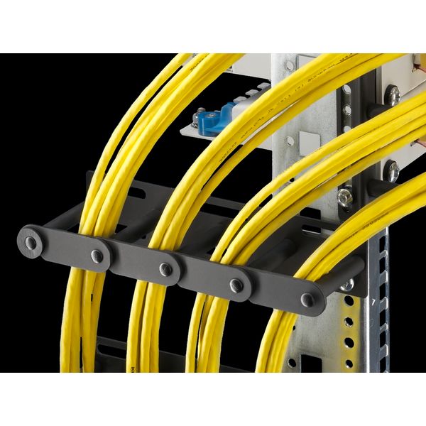 DK Cable routing bars, 482.6 mm (19") attachment, 1 U image 1