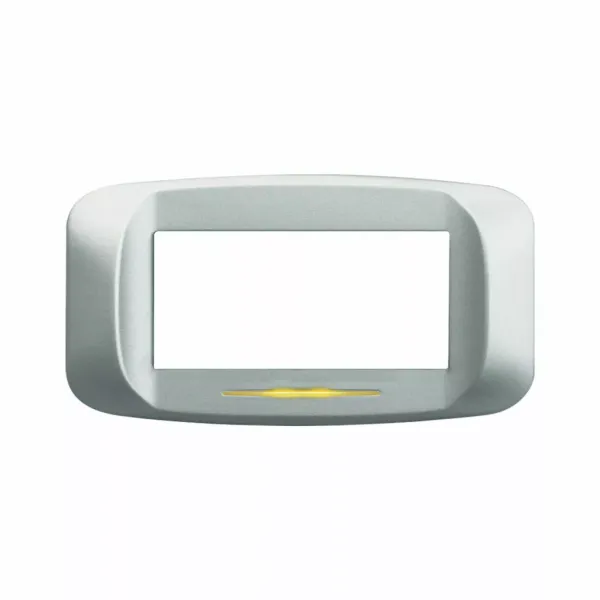 DIE-CAST PLATE 4M MATT SILVER image 1