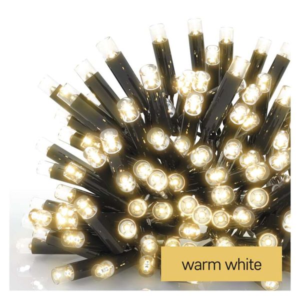 Profi LED interconnecting chain, black – icicles, 3 m, outdoor, warm white image 1