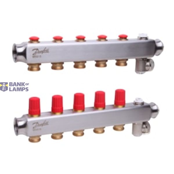 Manifold SSM, STAINLESS STEEL, Number of heating manifold connections [loops] [Max]: 5, 10 bar image 1