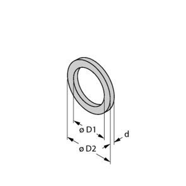 Accessories O-Ring   FD-G1/4AFM30/34G1/4 Dichtung a. AFM30/34 image 1