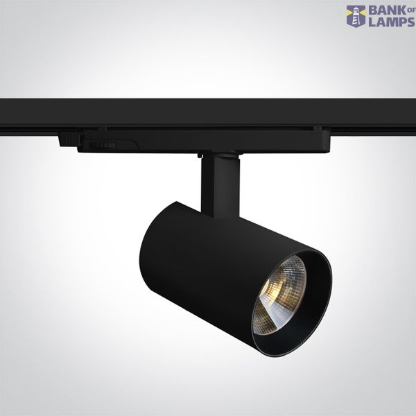 65670BT/B/V BLACK 16W/22W PV CCTV TRACK SPOT 230V image 1