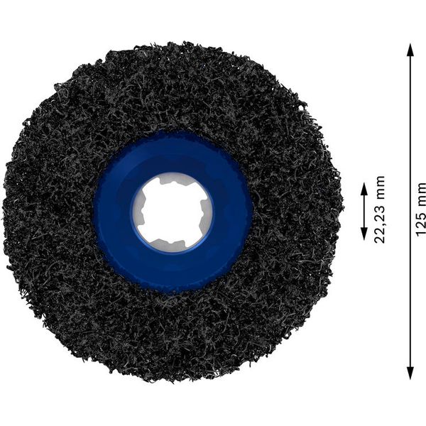 X-LOCK N377 Cleaning Disc Metal 125 mm, 22,23 mm image 1