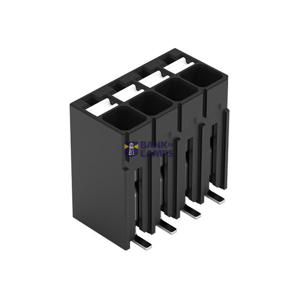 SMD PCB terminal block push-button 1.5 mm² black image 2