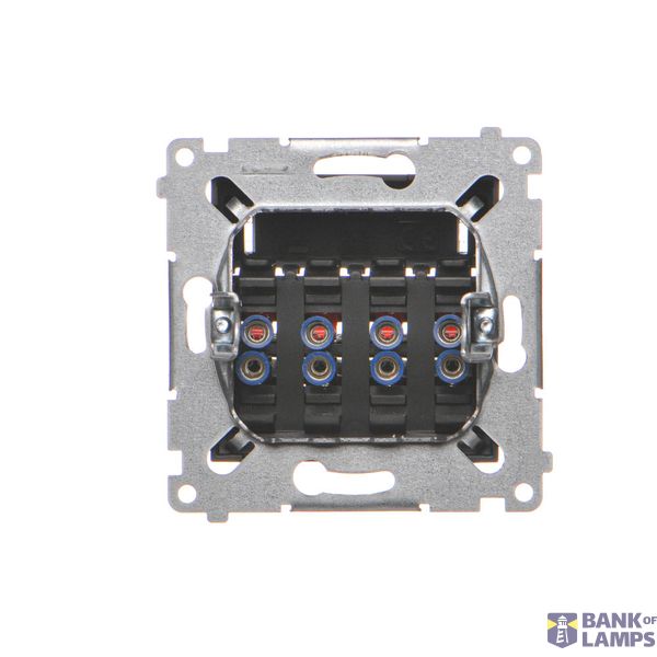 Computer socket RJ45 category 5e + telephone socket RJ12, white matt image 1