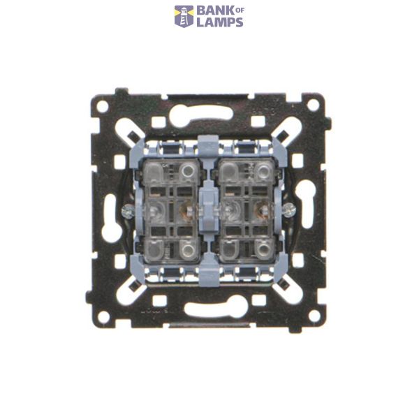Quadruple push button, 10A, 10AX, black image 1
