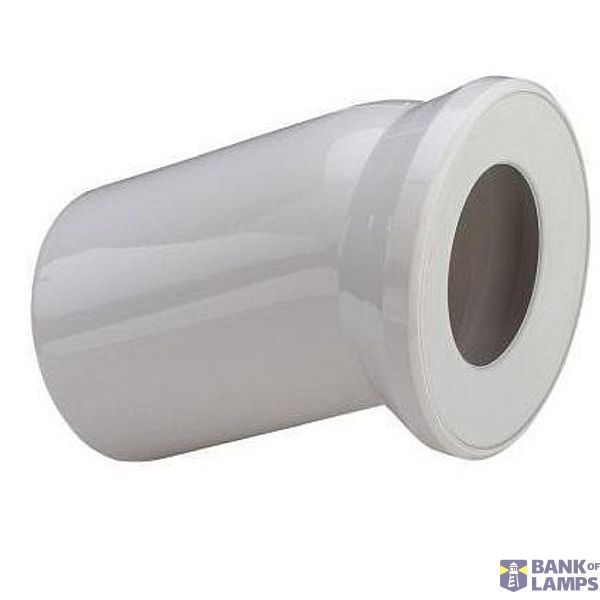 WC elbow 22.5', white image 1