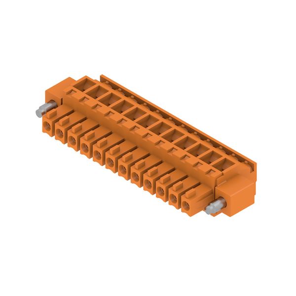 PCB plug-in connector, female plug, 3.81 mm, Number of poles: 12, 90°, Clamping yoke connection, Clamping range, max. : 1.5 mm², Box image 2