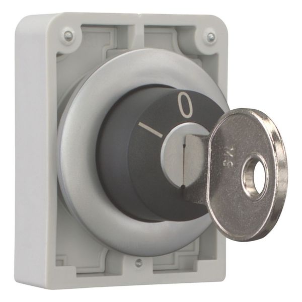 M30C-FWRS3 Key-operated actuator, Flat Front, maintained, 3 positions, Key withdrawable: I, 0, II, Metal bezel image 6