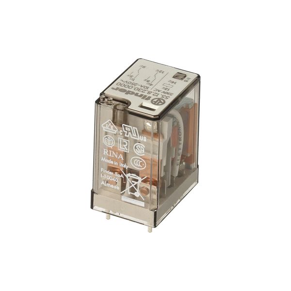 Relay for printed circuit 2CO 10A/230VAC/Agni (55.12.8.230.0000) image 5
