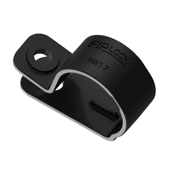 CPPA-29M6B zwart  Buisklem enkelzijdige bevestiging F-rib image 1