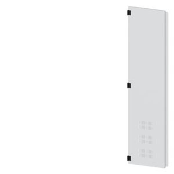 SIVACON, door half, left, with ventilation openings, IP40, H: 1800 mm, W: 400 mm image 1