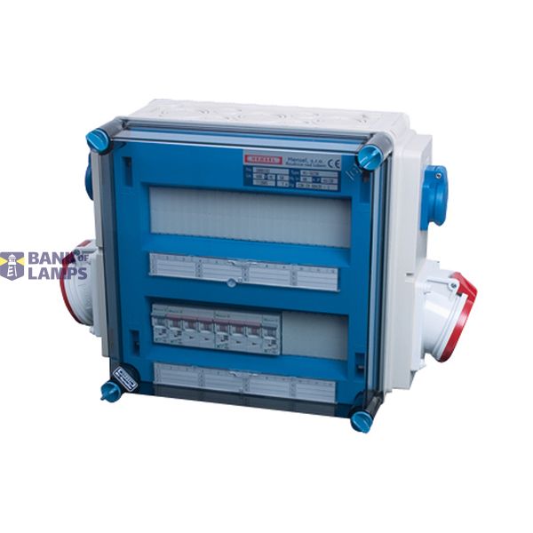 DISTRIBUTION BOX Mi-76238 IP44 SOCKETS FROM THE SIDE (MI-76238) image 1