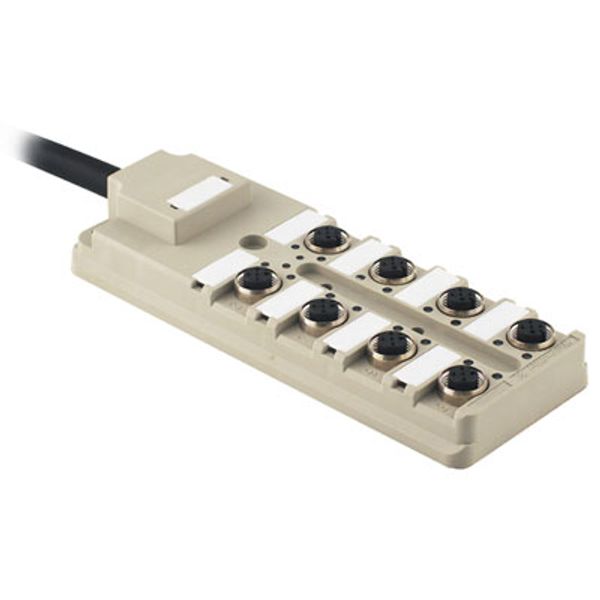 Fixed cable version, M12, 30 V, A-coded, LED: Yes, LED initiator: Yes, Wiring type: PNP, 15 m image 2