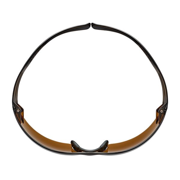 3M™ SecureFit™ 400 Safety Glasses, Black/Brown Frame, Scotchgard™ Anti image 8
