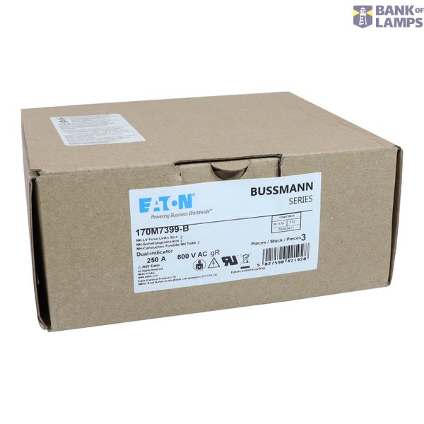FUSE 250A 800V AC gR SIZE2 BOLTED TAG DI image 12