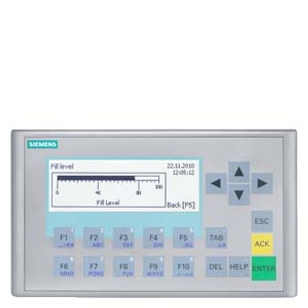 SIPLUS HMI KP300 Basic mono PN -25...+60°C with conformal coating based on 6AV6647-0AH11-3AX0 CUSTOM'S TARIFF NO.:85371091 LKZ:DE INDOOR USE ONLY!
 ECCN=EAR99H image 1