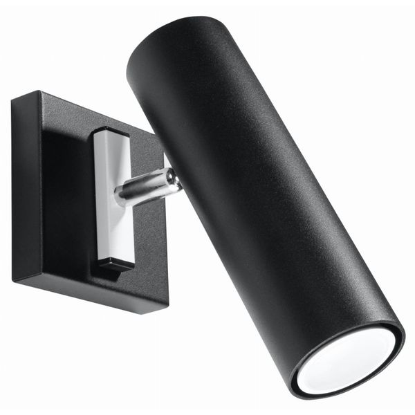 WALL LAMP DIREZIONE BLACK GU10 1X40W IP20 image 1