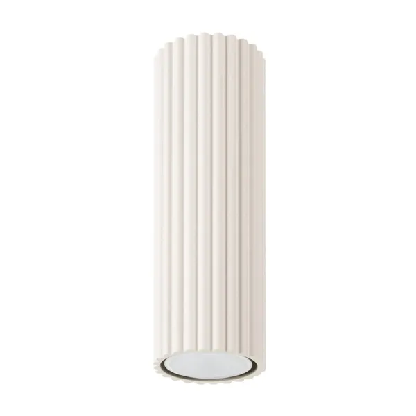 HIGH BEIGE CEILING TUBE 20CM FROM THE KARBON SERIES FOR LIVING ROOM image 1