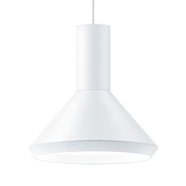 V2-P M 2500-FISH SWI 3CUC CWH WFL DL WH - LED pendant spotlight image 1