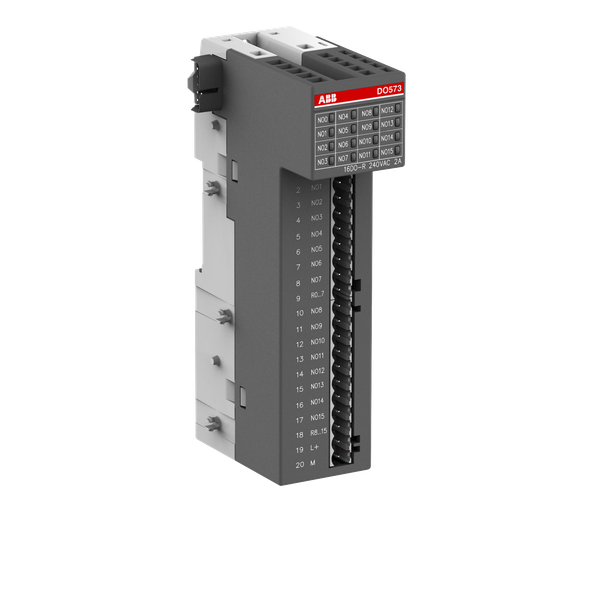 Digital output module. 16 DO relay: 24VDC/24VAC or 100..240VAC 2A (DO573) image 1