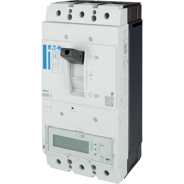 NZMH3-PX630 NZM3 PXR25 circuit breaker - integrated energy measurement class 1, 630A, 3p, Screw terminal image 11