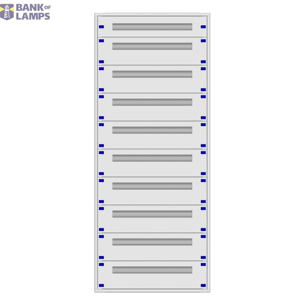 Distribution board insert KVN 60mm, 3-39K, 10-rows image 1