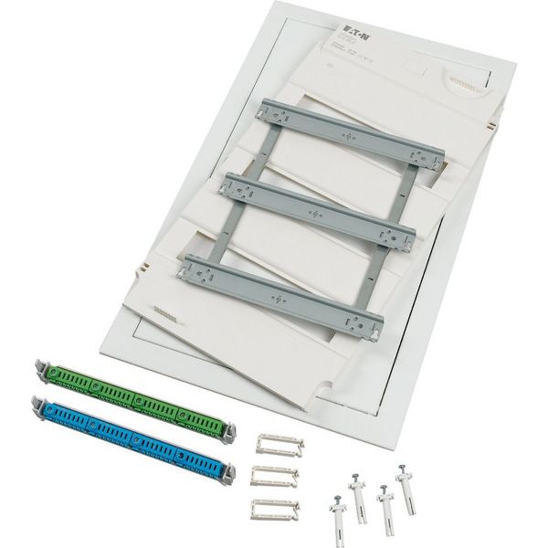 KLV-SF3UPP-4PR Flush-mounting expansion kit with plug-in terminal 3 row, form of delivery for projects image 4
