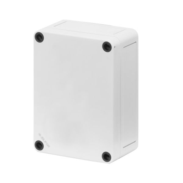 Polycarbonate push-button enclosure 94x130x57, undrilled image 1