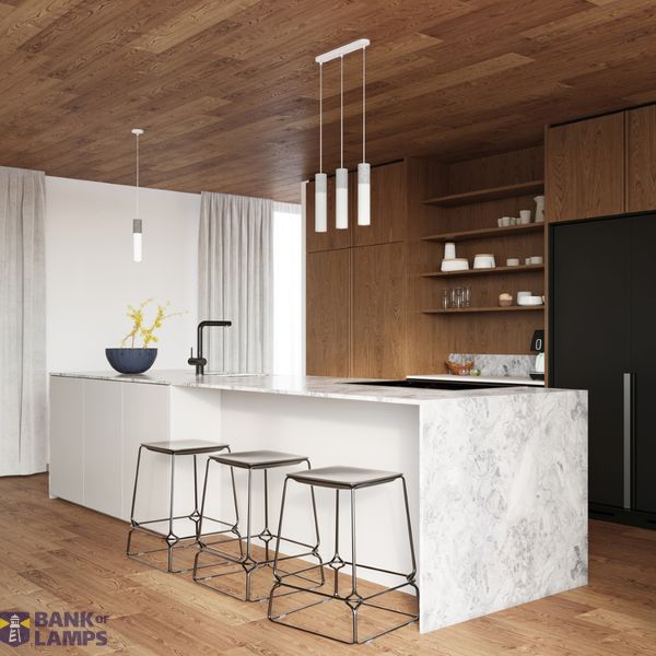 Hanging lamp BORGIO 1 white GU10 1x40W IP20 image 3