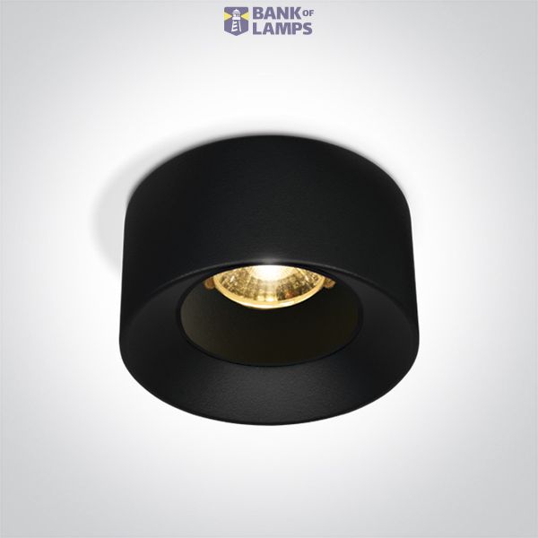 10112A/B/W BLACK LED 12W 38° WW 230V image 1