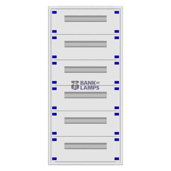 Distribution board insert KVN 60mm, 2-24K, 6-rows image 1