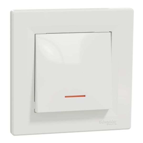 ***1pole switch with loca  light, screwless termina image 1