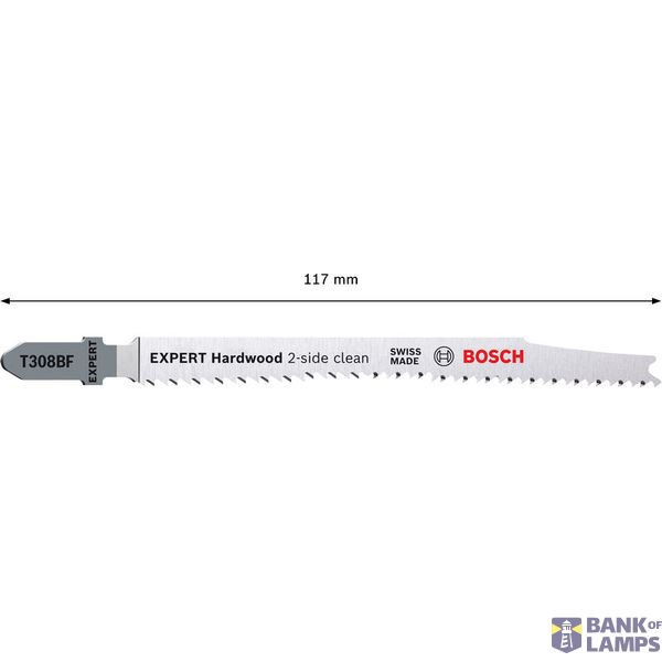 EXPERT ‘Hardwood 2-side clean’ T 38 BF Jigsaw Blade 25 pcs. image 2