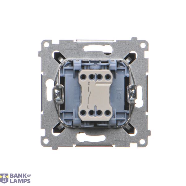 Bell Button, (module), 10AX, quick connection, white image 1