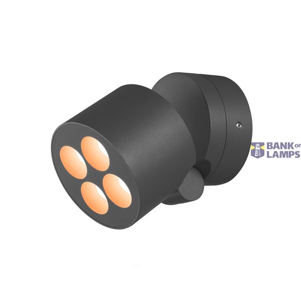R-CUBE, wall and ceiling-mounted light, 2700/3000K, 15W, PHASE, 70°, anthracite image 2
