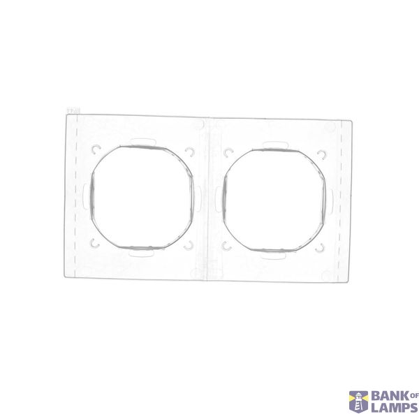 R-TV-SAT pass through aerial socket, atten.: 10dB, white image 1