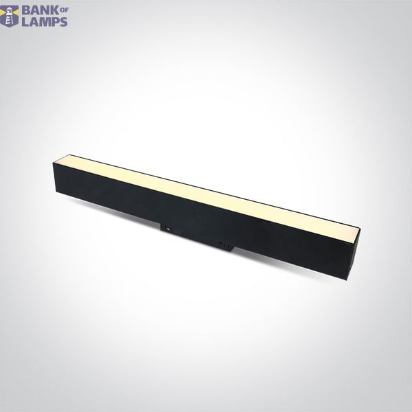 42100B/B/V BLACK 25W LINEAR LIGHT CCTV 48V IP20 MAXI image 1