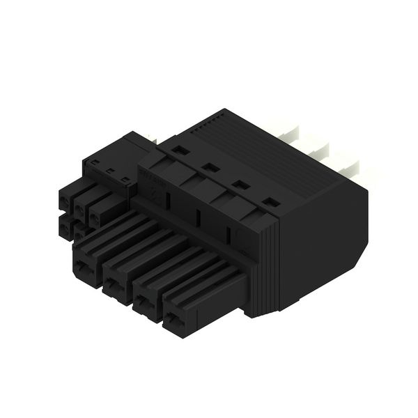 PCB plug-in connector, female plug, 7.62 mm, Number of poles: 4, 180°, PUSH IN with actuator, Clamping range, max. : 6 mm², Box image 4
