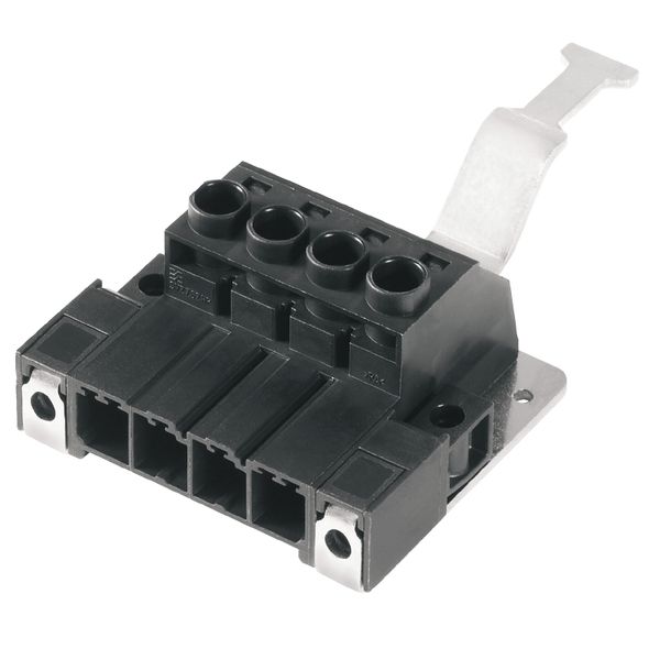 PCB plug-in connector, male plug, 7.62 mm, Number of poles: 6, 180°, Clamping yoke connection, Clamping range, max. : 6 mm², Box image 3