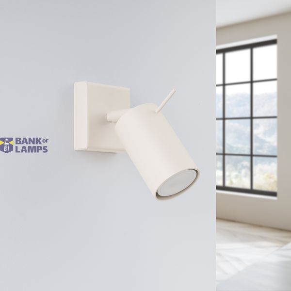 WALL LAMP RING BEIGE 1XGU10 image 8