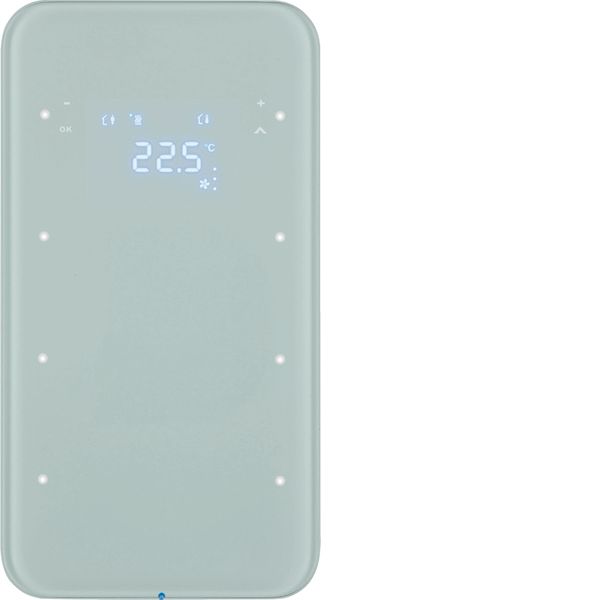 Touch sensor 3g thermostat, display, intg bus coupl. , KNX-R.1, glass  image 1